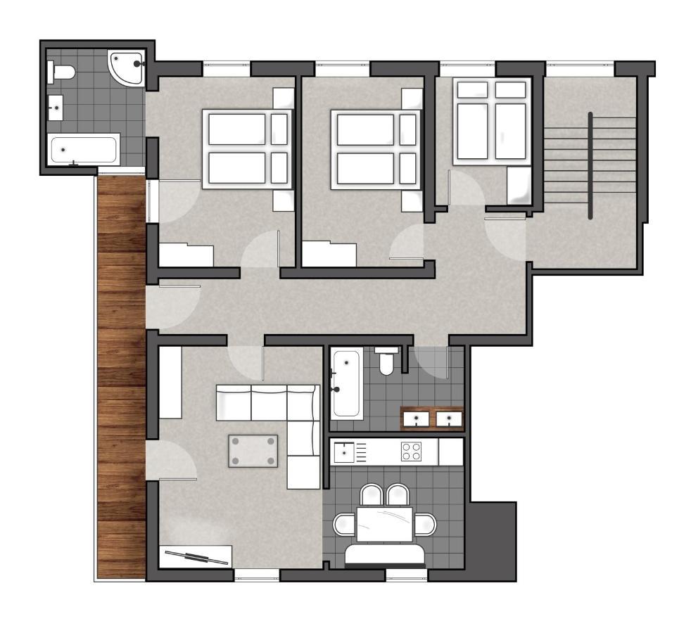 Urlaubsplatzl Appartements Oetz Eksteriør billede