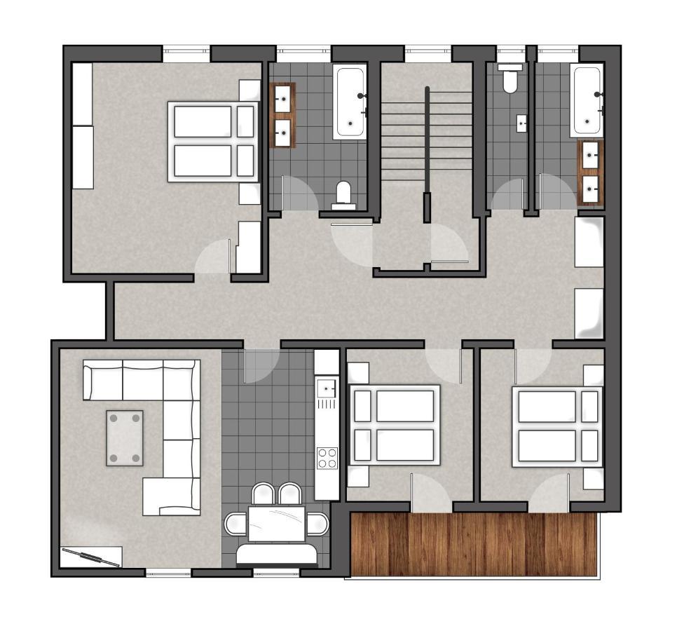 Urlaubsplatzl Appartements Oetz Eksteriør billede